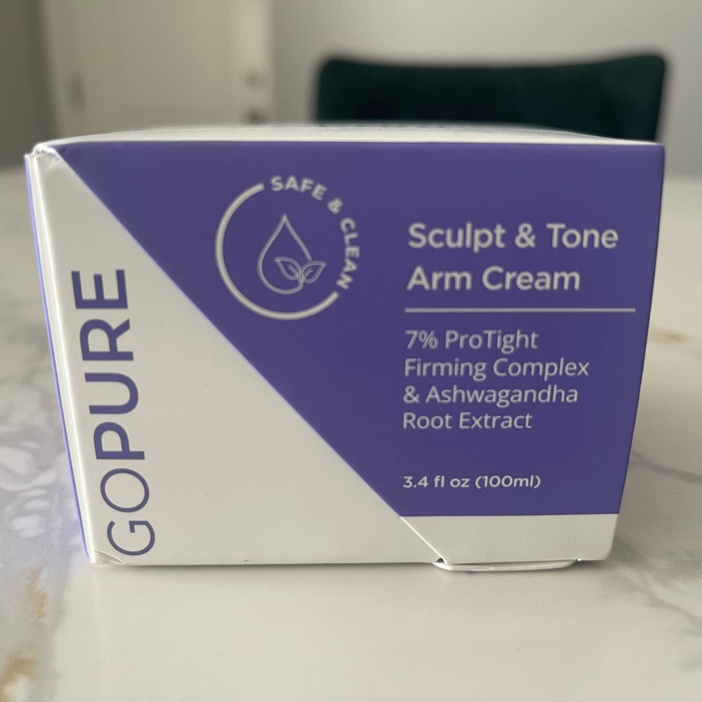Purple Sculpt & Tone Arm Cream
